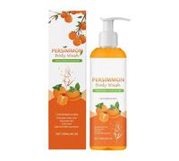 Bagnoschiuma al Cachi, Docciaschiuma Naturale al Cachi per l'Odore Corporeo, Saponetta Deodorante - Delicato e Non Irritante, Docciaschiuma Idratante a Detersione Profonda (1PCS)