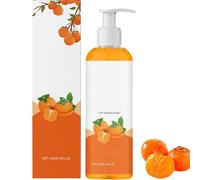 Bagnoschiuma al Cachi, Estratto Naturale di Cachi Giapponese, Detergente Corpo Deodorante, Pulizia Profonda, per Piedi, Cosce e Zona Inguinale