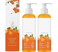 Bagnoschiuma al Cachi, Estratto Naturale di Cachi Giapponese, Detergente Corpo Deodorante, Pulizia Profonda, per Piedi, Cosce e Zona Inguinale