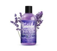 Bagnoschiuma alla lavanda, gel doccia idratante con olio di lavanda, pulizia quotidiana delicata e nutriente per la cura della pelle del corpo, sapone esfoliante lenitivo per pelli secche e sensibili