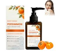 Bagnoschiuma all'Estratto di Cachi contro l'Odore Senile, Formula Delicata Idratante per Pelle Secca e Matura degli Anziani, Controllo Odori Corporeo Quotidiano per Tutto il Corpo (1 PCS)