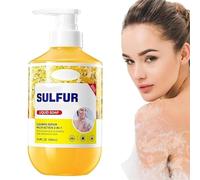 Bagnoschiuma allo zolfo, detergente multi-azione riparatore e gel doccia, bagnoschiuma detergente allo zolfo per pulizia profonda, gel doccia per donne e uomini (1pcs)