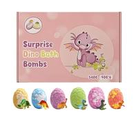 Bagnoschiuma con per Bambini,6 Pezzi Tema Dinosauri Set Regalo | Delicata per Bambini,Regalo per Bambine Compleanno Vacanze Estate Viaggio Casa Hotel