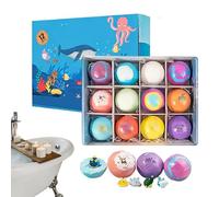 Bagnoschiuma per Bambini | 12 Pezzi Detergente Corpo Rinfrescante - Set Spa con Giocattoli | per Spa Hotel Viaggio Casa Vasca Bambini Ragazzi