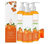 Bagnoschiuma per il corpo da donna, sapone per il corpo, 120 ml, lozione detergente per la pelle, forte controllo degli odori, eliminatore di B-ody O-dour per ascelle, bagnoschiuma al cachi per gli