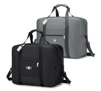 BAGROUPS 2X Borsa da Viaggio Bagaglio a Mano easyJet 45x36x20 Pieghevole Nylon Impermeabile Borsone da Viaggio a Spalla Borsa per Weekend Borsone Palestra Borsa per Trolley