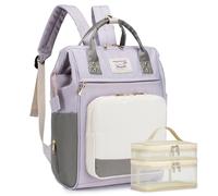 BAGROUPS Zaino Wizzair 40x30x20 Borsa Neonato Impermeabile con Cinturini per Passeggino e Borsa Termica Borsone Viaggio Grande Capacità Zaino Bagaglio a Mano per Mamma Papà, Passeggiate, Gite, Spese
