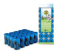 Bags on Board Sacchetti per la cacca del cane | Forte, a prova di perdite, borse per rifiuti di cane | 315 borse blu