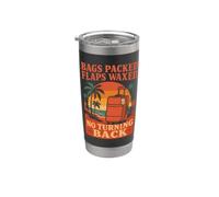 Bags Packed Flaps Waxed No Turning Back Bicchiere termico in acciaio inox doppia parete