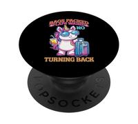 Bags Packed Flaps Waxed No Turning Back Turista da viaggio PopSockets PopGrip Adesivo