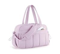 Bagsmart Borsa da viaggio da donna, borsa da viaggio 24l, weekender, impermeabile, borsa da viaggio, bagaglio a mano, borsa da palestra, borsa per clinica, borsa per la nascita, per ospedale, con PVC