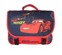 Bagtrotter - Cars - Cartella 38cm - Rosso e blu - 2 scomparti - 1 tasca con patta - Spallacci imbottiti - Fondo rinforzato - Schienale imbottito - 38x13x34cm - Poliestere - Cartella per la scuola