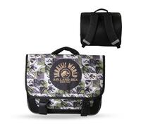 Bagtrotter Jurassic World - Cartella scolastica, 38 cm, colore: Verde/Grigio