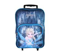 Bagtrotter - La Regina delle Nevi - Frozen - Disney - Zaino scuola su ruote - Blu - 1 scomparto con zip - 1 tasca con zip - Spallacci imbottiti - 30x12x41cm - Poliestere - Zaino scuola materna