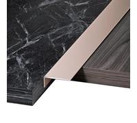 Baguette angolare moderna con profilo in alluminio da 90 cm, 3 pezzi per pareti e pellicce, alta protezione resi, facile da installare (Lila d, 12 x 28 mm)