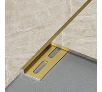 Baguette in alluminio per piastrelle e parquet - 100 cm, 3 pezzi, design Ele Bronze, profilo da 10 mm, si adatta a tutte le stanze, modernizza i tuoi spazi conhing.