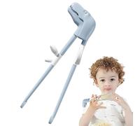 Baguettes d'apprentissage pour enfant - Baguettes d'entraînement réglables avec motif de dinosaure | Outils éducatifs pour la flexibilité des doigts, baguettes d'entraînement amusantes pour jeunes