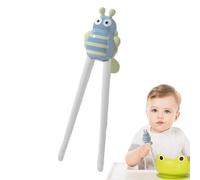 Baguettes pour débutants - Baguettes d'apprentissage flexible pour enfant | Design mignon en forme d'abeille, parfaites pour aider les tout-petits à manger facilement, réutilisables et adaptées aux