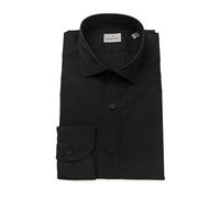 Bagutta Black Cotton Men's Slim Shirt - XXL