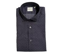 Bagutta Blue Cotton Men's Slim Fit Shirt - S