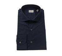 Bagutta Blue Cotton Men's Slim Shirt - L