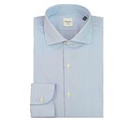 Bagutta Light Blue Cotton Men Shirt - IT42 | XL