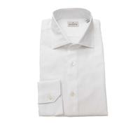 Bagutta White Cotton Men Shirt - XXL