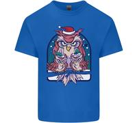 Bah Humbug Gufo Grinch Natale Maglietta Bambini