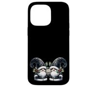 Bah Humbug Sign For Gothic Xmas Gnome Black Christmas Couple Custodia per iPhone 14 Pro Max