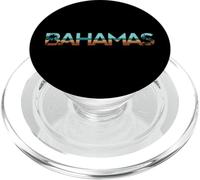 Bahamas Bahamas Retro Tropical Beach Vacation Trip Souvenir PopSockets PopGrip per MagSafe