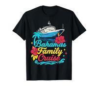 Bahamas Cruise 2025 Tropical Hibiscus Summer Family Vacation Maglietta