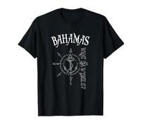 Bahamas Souvenir Compass Rose Boat Yacht Maglietta