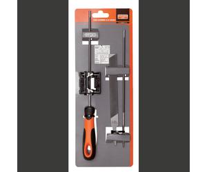 Bahco 168-COMBI-5.5-6924 Kit di lime per sega a catena, impugnatura Ergo, 200