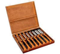 Bahco 424P-S8-EUR Kit di scalpelli, 6,10,12,16,18,25,32,36 mm, in scatola di le