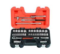 Bahco Metrico E Imperial 1cm Chiavi a Bussola Set 38 Pezzi Singolo Esagono S380