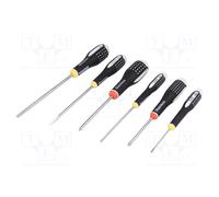 BAHCO Set di cacciaviti a taglio/Phillips ERGO™ in acciaio inossidabile: 6
