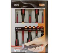 Bahco BE-9881S Ergo Elettricisti Kit cacciaviti 5 parti Taglio, Croce Phillips