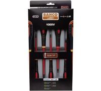 Bahco BE-9881SL Ergo Officina e meccanica Kit cacciaviti 5 parti Taglio, Croce