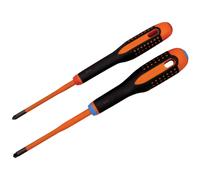 Bahco BE-9890SL Cacciavite Combinato Isolato ERGO™ SLIM Confezione Doppia