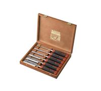 Bahco Bordo Smussato Legno Set Scalpelli 6 Pezzi IN Scatola Portaoggetti