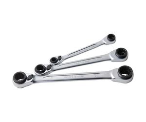 BAHCO Chiave poligonale a cricchetto quadrupla Bahco 3 pezzi