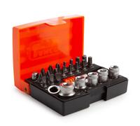Bahco Cricchetto Presa Punta Set 26 PC 0.6cm a Incastro Esagono Pozi Torx Piatti