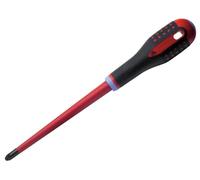 Bahco Ergo™ Slim VDE Isolato Pozidriv Screwdriver PZ2 X 80Mm BAHBE8820SL