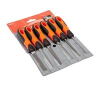 Bahco Ingegnere File 100mm Set Di 6 Comoda Impugnatura & Plastica A 1-476-04-3-2