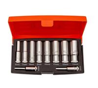 Bahco Metrica Profonda Presa Set 10 Pezzi 0.6cm Drive Polipropilene Borsa S0810L