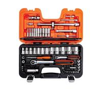 Bahco Metrico Presa e un Po' Set 56 Pezzi 1/4 & 1.3cm Drive Hex Bi Scatola S560