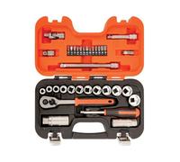Bahco Metrico Presa Set 34 Pezzi 1cm Drive Singolo Esagonale Standard Lungo S330