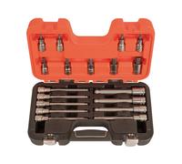 Bahco Metrico Sfera Estremità 1.3cm Drive Esagonale Presa Set 18 Pezzi Opaco