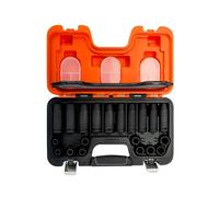 Bahco Metrico Urto Presa Set 1.3cm Drive 20 Pezzi Profondo E Standard DDS20