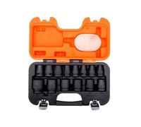 Bahco Metrico Urto Presa Set 14 Pezzi 1.3cm Drive Standard Singolo Esagono DS14
